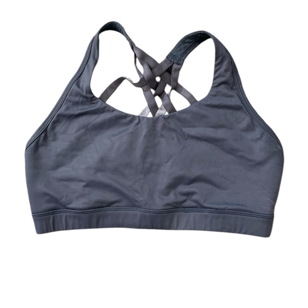 - C32- Kiava Women’s Medium Gray Athletic Sports Bra